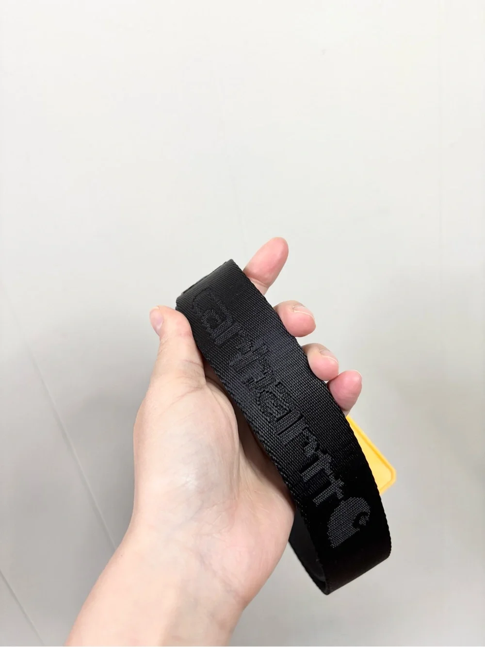 Carhartt nylon webbing ladder lock belt black heavy duty workwear sz XL new mens